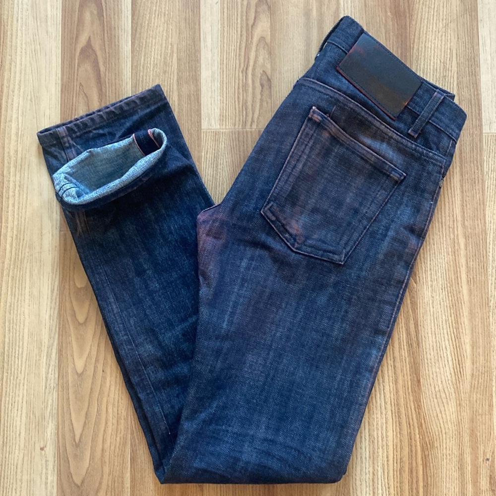 Naked & Famous WeirdGuy Red Core selvedge denim 31 x 34